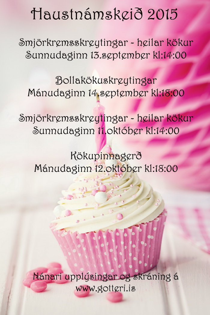 Haustnámskeið 2015