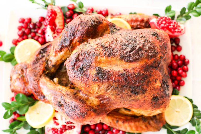 Þakkargjörðarhátíð; Thanksgiving; Hátíðarkalkúnn; Kalkúnn með öllu tilheyrandi