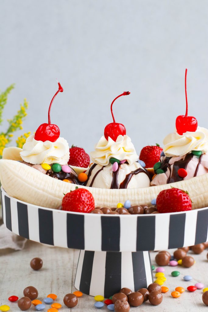 heimagert bananasplitt