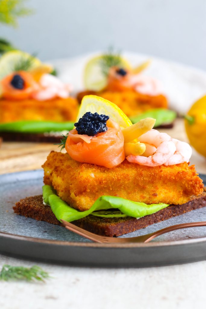 Smørrebrød útbúið heima