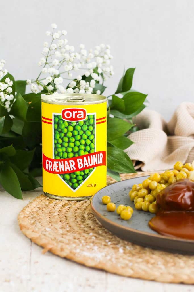 kjötbollur og brún sósa