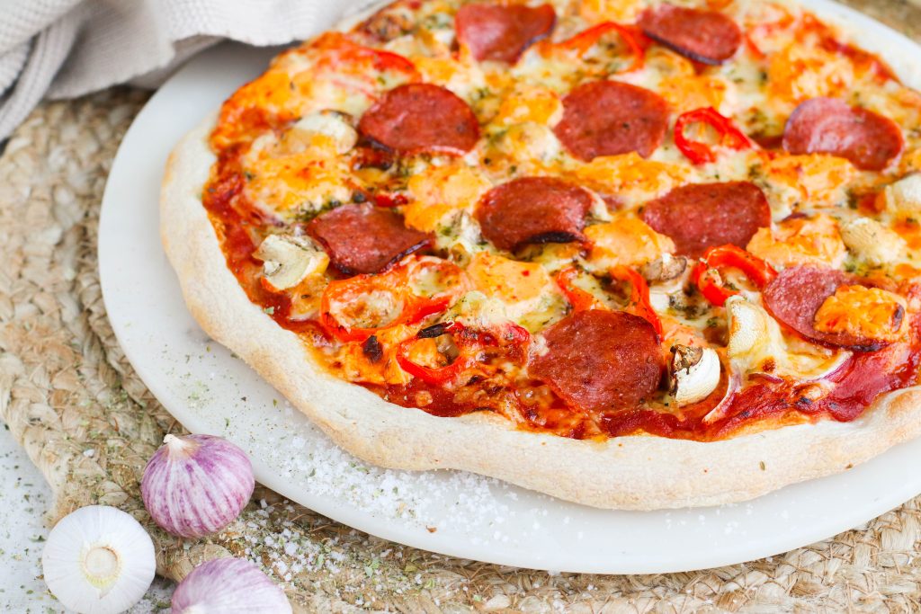 álegg á pizzu