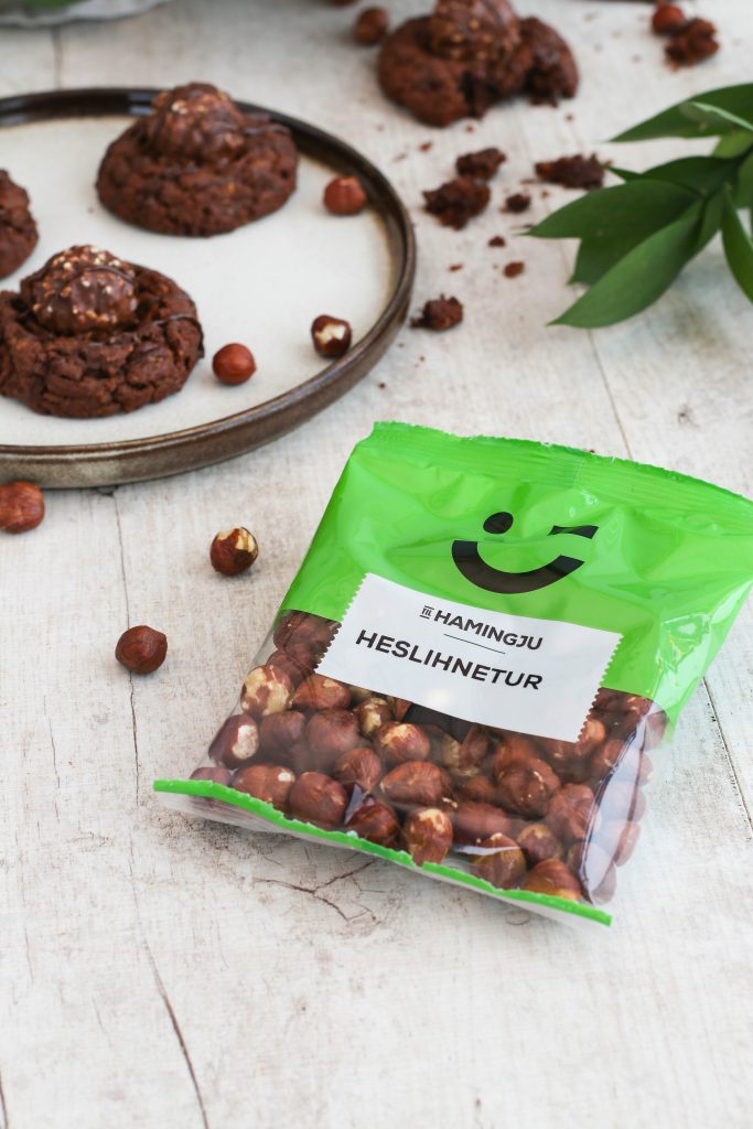 smákökur með heslihnetum