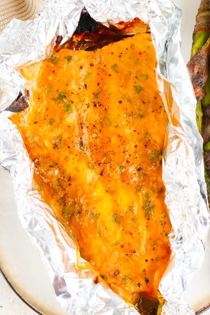 grillaður lax