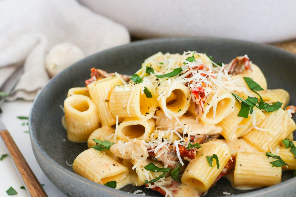 rjómapasta uppskrift