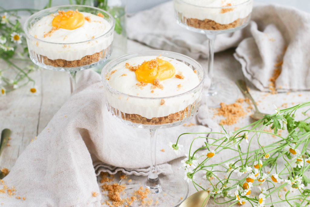 lemon curd ostakaka