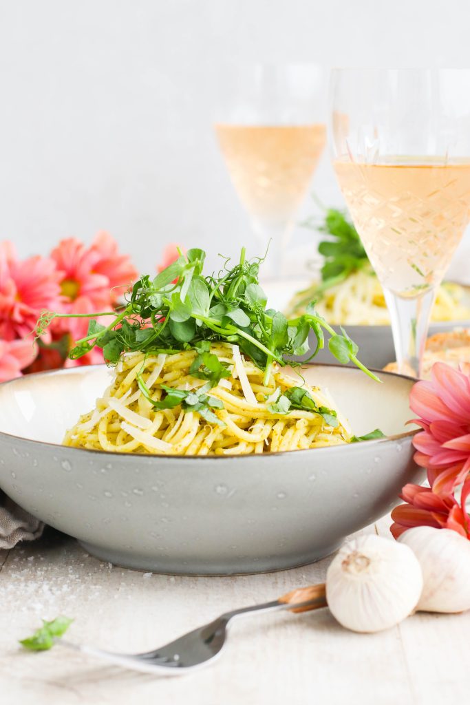 Pestó spaghetti
