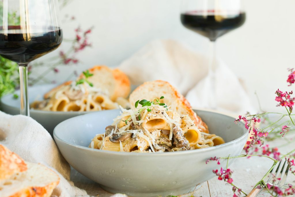 pasta með nautakjöti