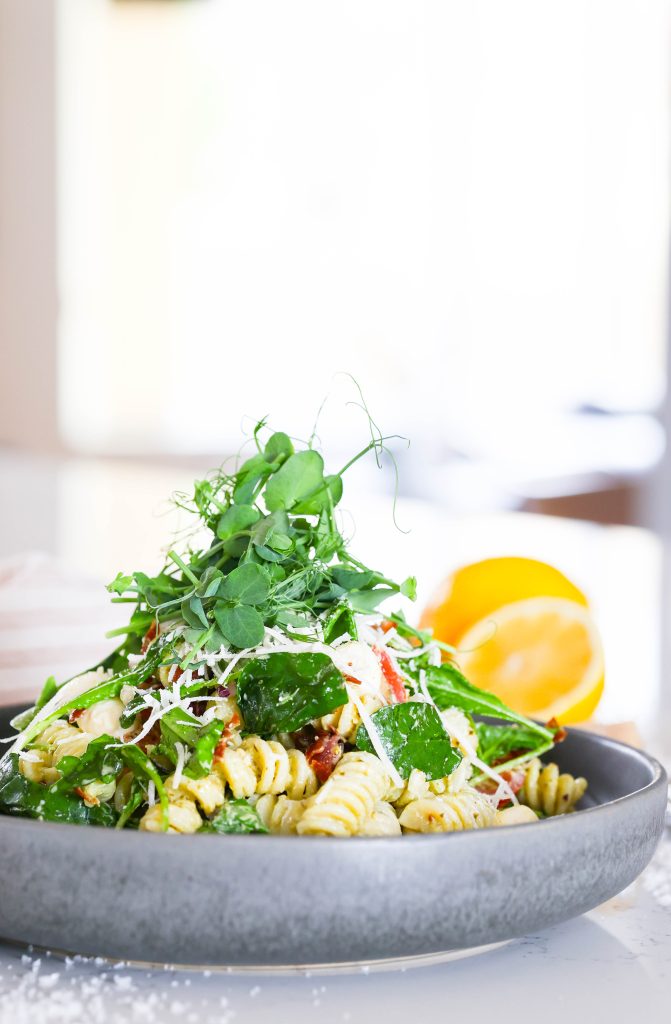 pastasalat uppskrift