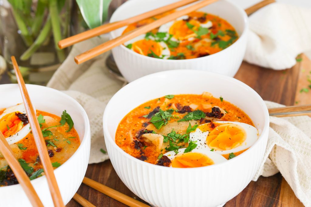 dumpling noodle soup