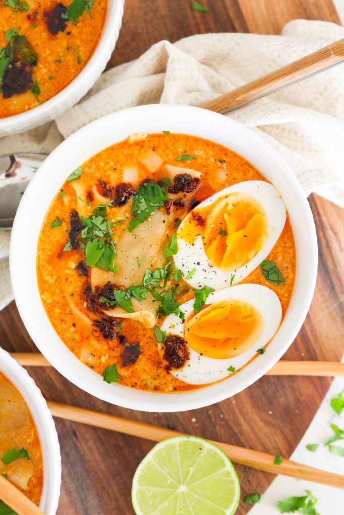 dumpling noodle soup