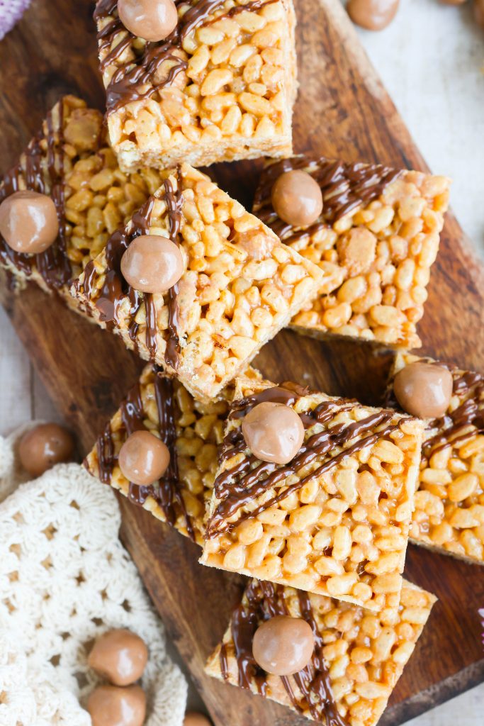 rice krispies sykurpúðakökur